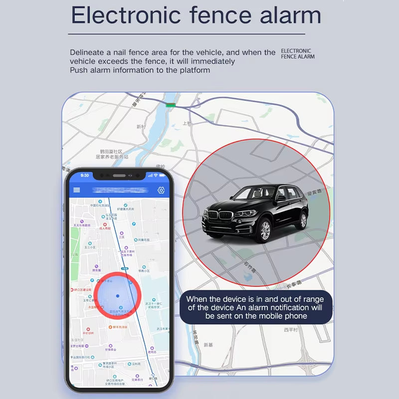 Localizador GPS GF-07 Localizador compacto preciso y cómodo para vehículos automóviles, fácil de instalar, posicionamiento preciso remoto, dispositivo móvil