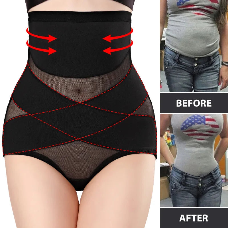 Braguitas moldeadoras de cuerpo sexys que levantan los glúteos para mujer, ropa moldeadora de abdomen, entrenador de cintura alta para mujer, bragas moldeadoras de cuerpo, corsé para abdomen